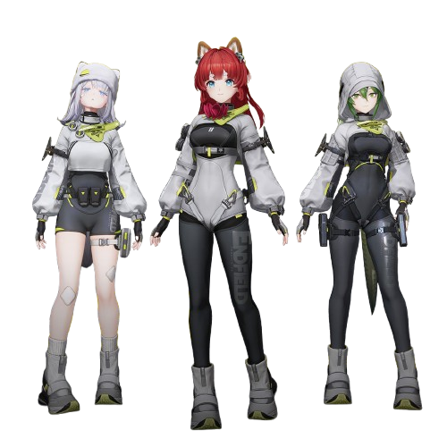 Arknights Endfield character artwork in futuristic sci-fi style.