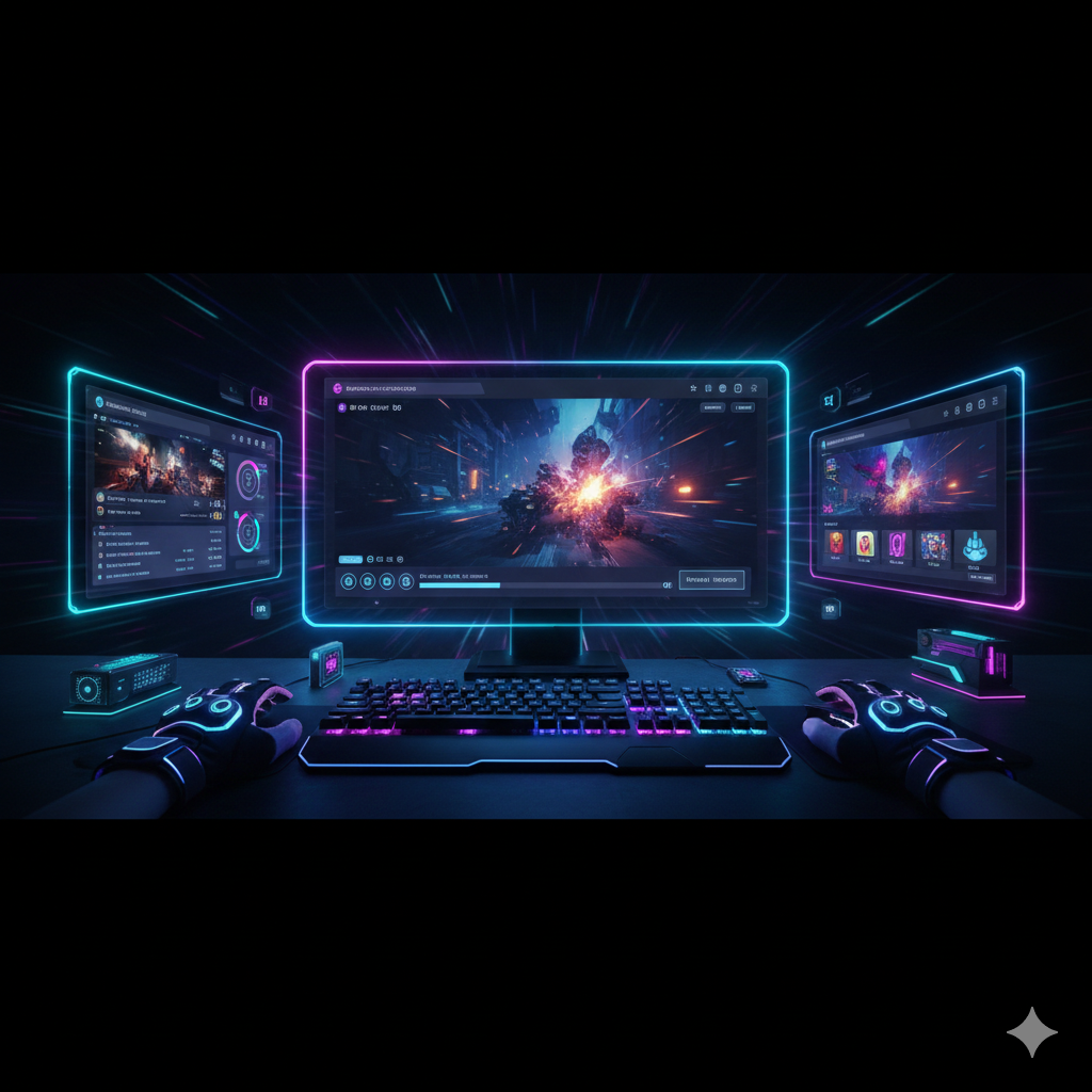 Elite Gaming Desk Setup